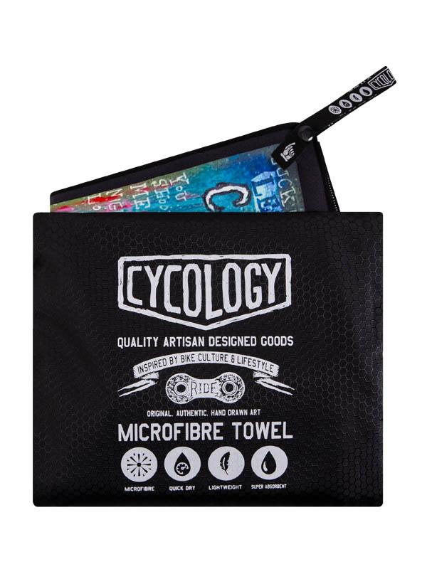Rock N Roll Microfibre Towel - Cycology Clothing Europe