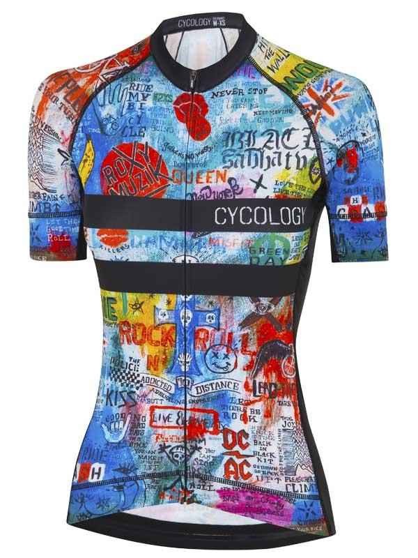 Rock N Roll Women's Cycling Jersey - Cycology Clothing Europe