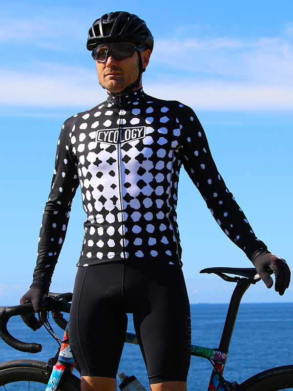 Spot Me Men's Long Sleeve Jersey - Cycology Clothing Europe