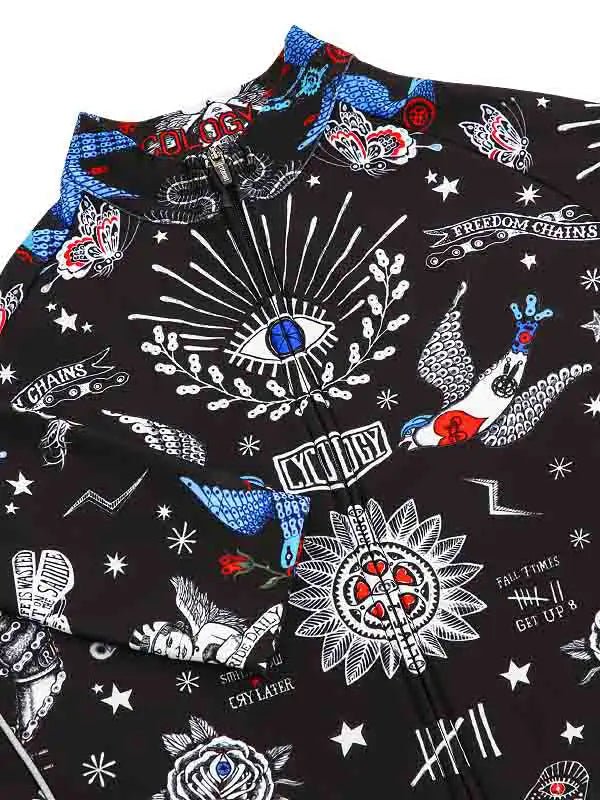 Tattoo Men's Long Sleeve Jersey - Cycology Clothing Europe