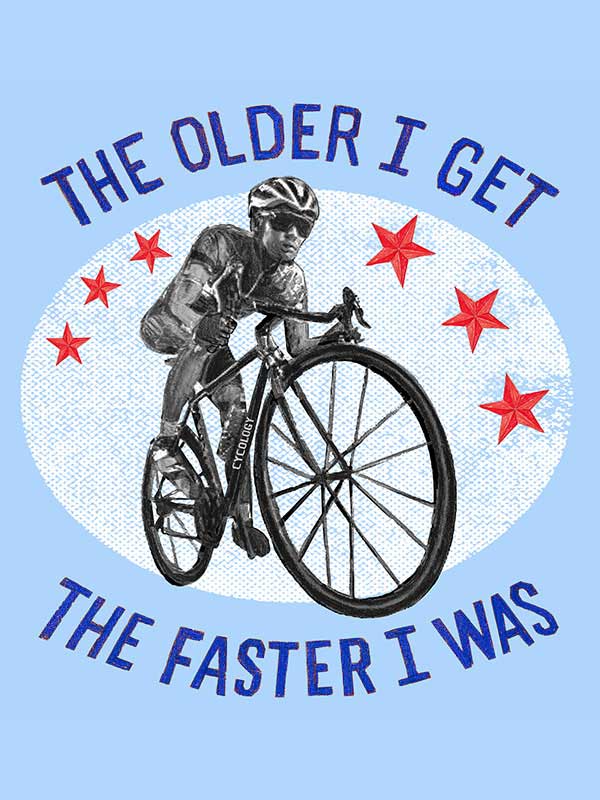 The Faster I Was Men's Long Sleeve Tshirt - Cycology Clothing Europe