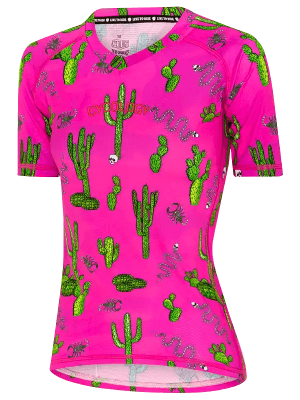 Totally Cactus Women's MTB Jersey - Cycology Clothing Europe