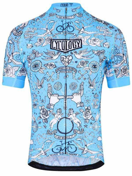 Maillot De Cyclisme Homme Manches Courtes NuCamper - Respirant, 3 Poches Arrière, Séchage Rapide Pour VTT Et Route