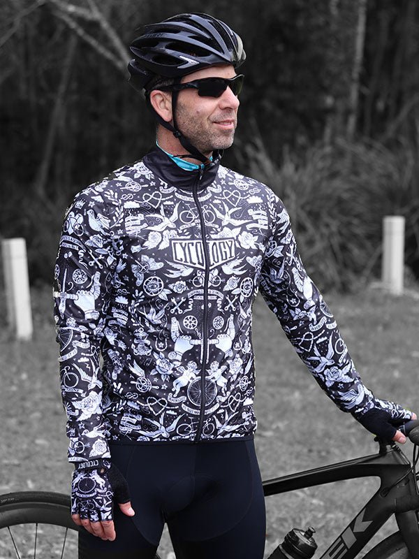 Velo Tattoo Lightweight Windproof Cycling Jacket - Cycology Clothing Europe