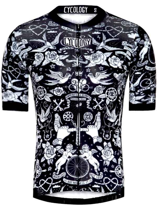 Velo Tattoo Men's Jersey - RACE FIT - Cycology Clothing Europe