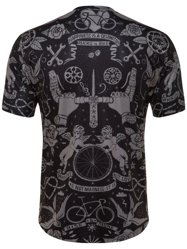 Velo Tattoo Mens Technical T Shirt - Cycology Clothing Europe